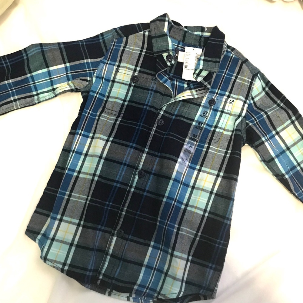 Boy button down shirt, NWT, 5T